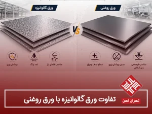 تفاوت ورق گالوانیزه با ورق روغنی،کدام برای پروژه شما مناسبه؟